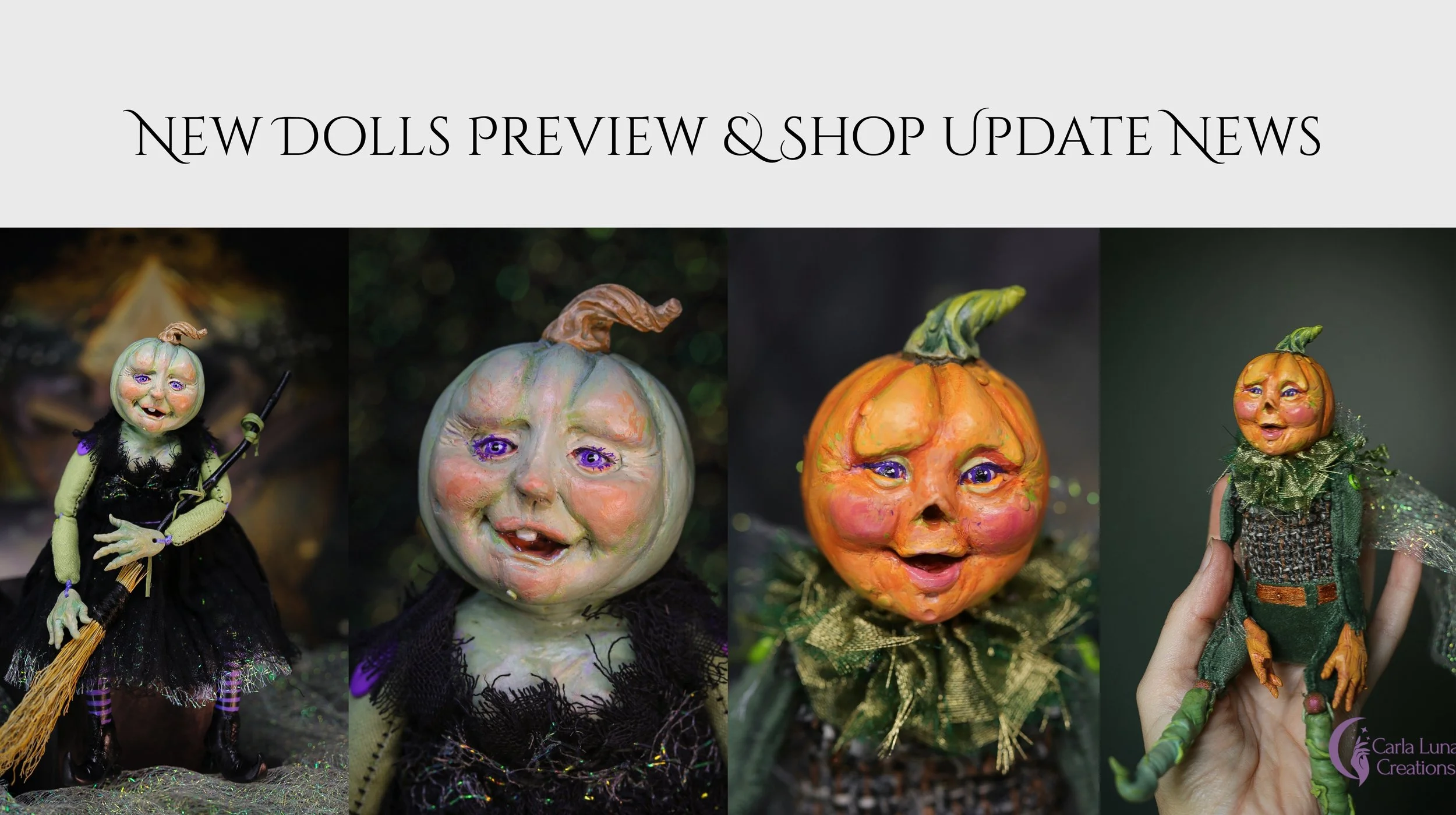 OOAK Pumpkin Friends 