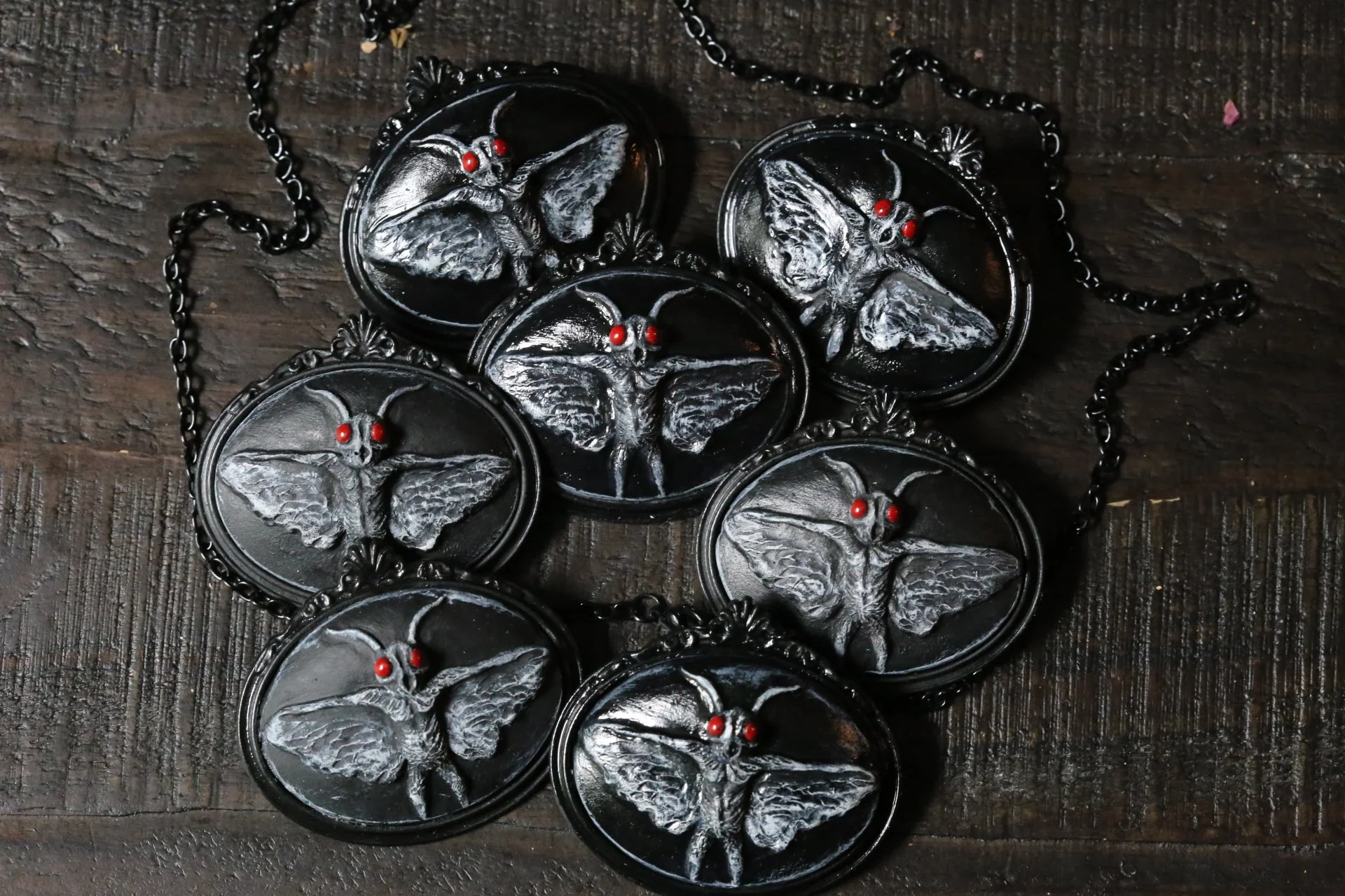 Little Mothman brooch-pin