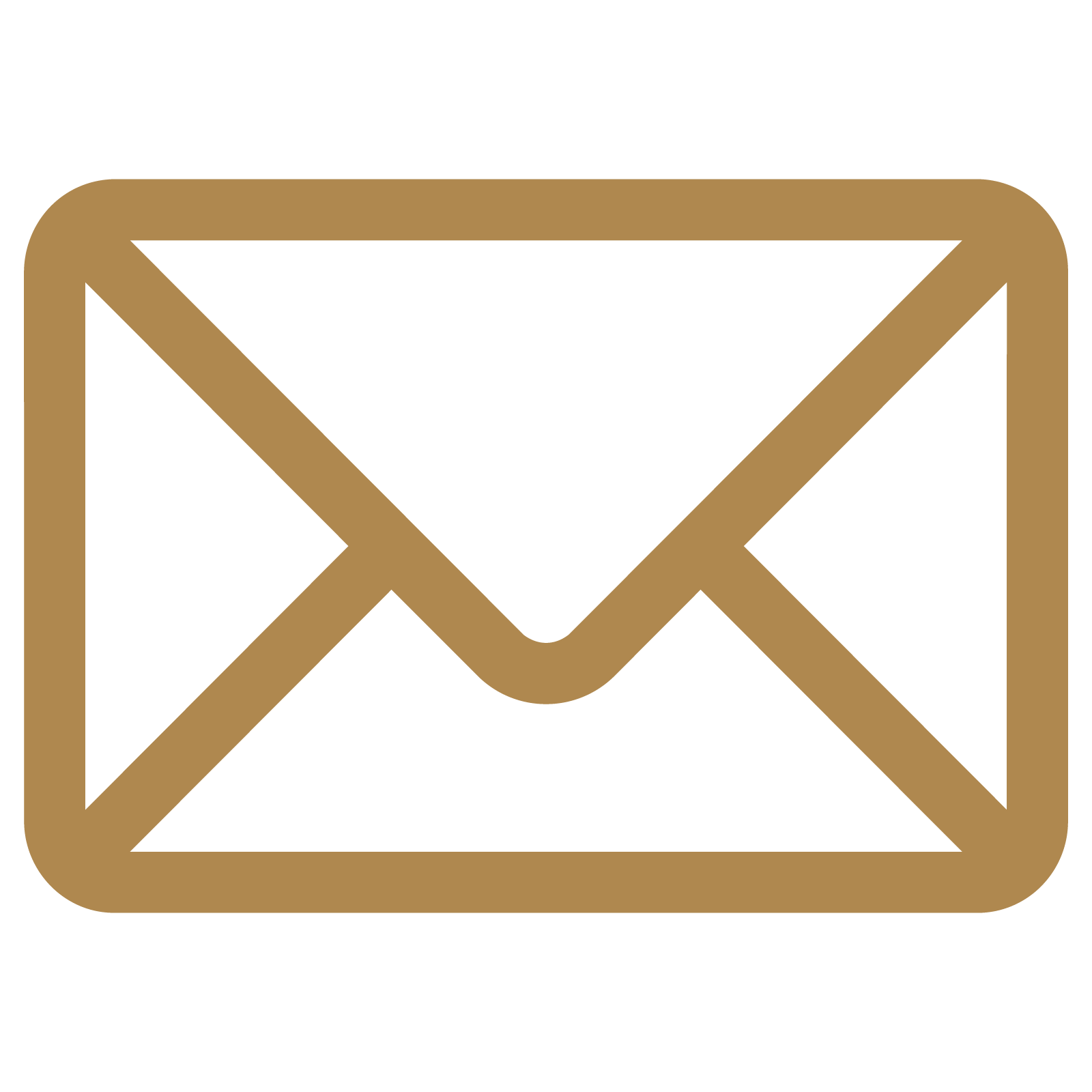 Icon of a brown envelope with a black letter inside.