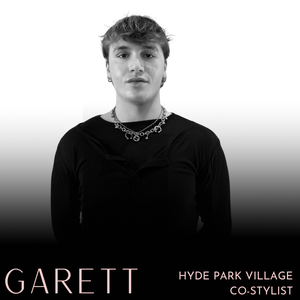 Garett, salon assistant at Salon Norrell Aveda