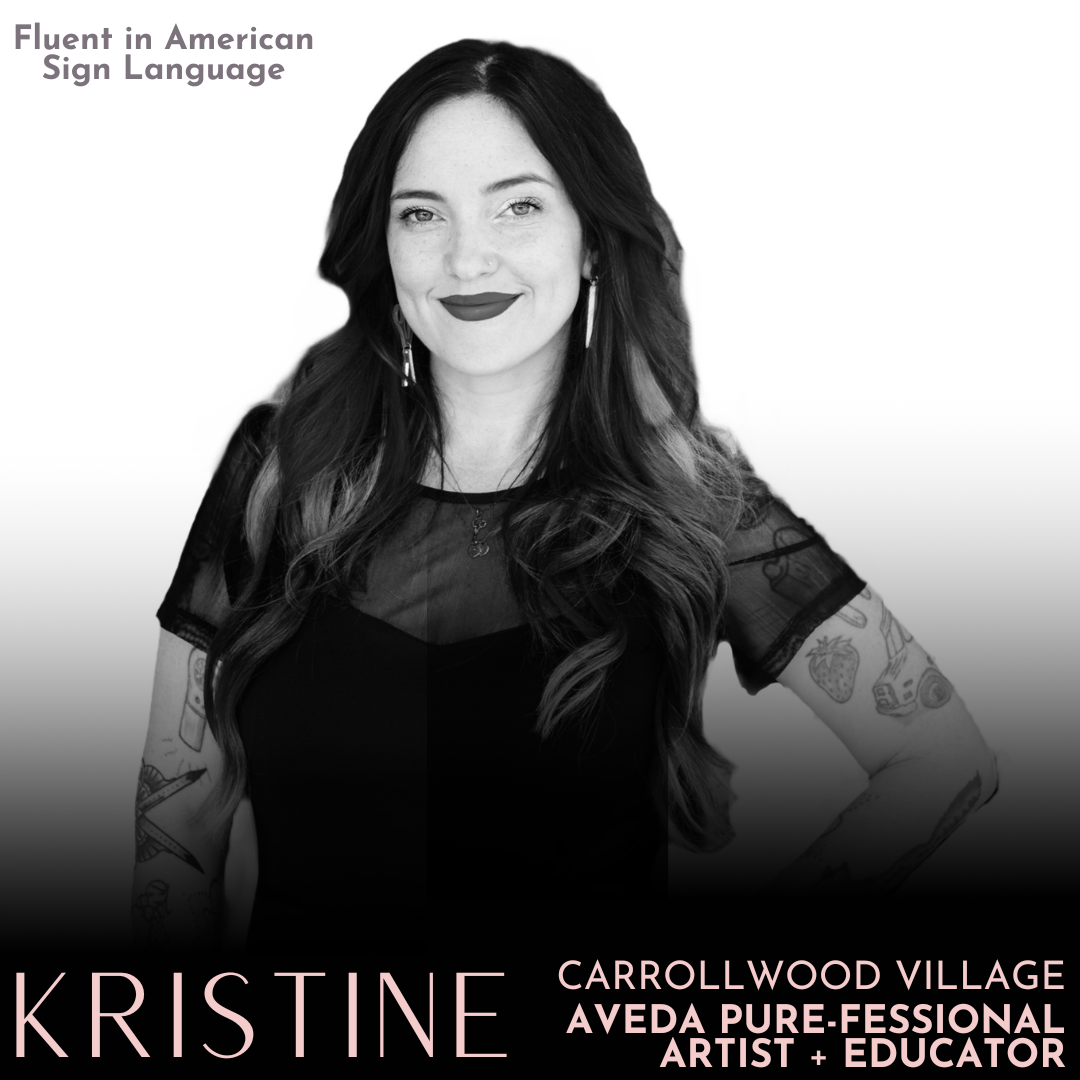 Kristine, Aveda Purefessional and educator at Salon Norrell Aveda Carrollwood