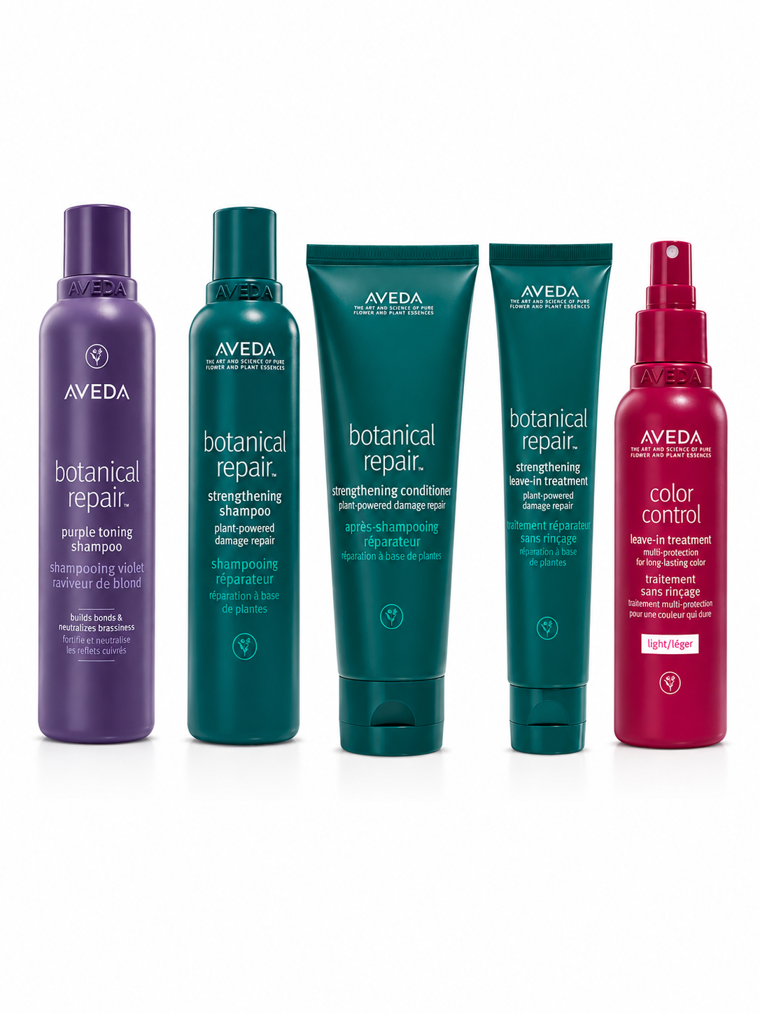 Restore strength and protect color with the Aveda Botanical Repair and Color Control collection. This professional hair care system helps repair damage, strengthen strands, reduce breakage, neutralize brassiness, and preserve color-treated hair.