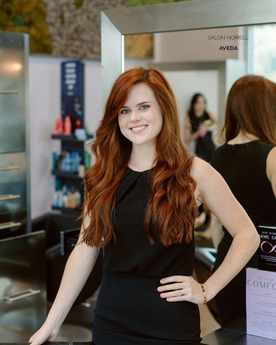 Allyson — lived-in color, blonding, and precision haircut specialist at Salon Norrell AVEDA in Carrollwood Tampa