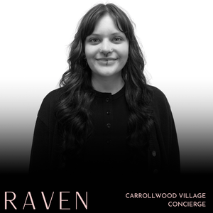 Raven, salon conceirge at Salon Norrell Aveda