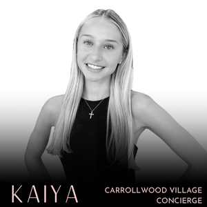 Kaiya, salon conceirge at Salon Norrell Aveda