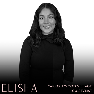 Elisha, salon assistant at Salon Norrell Aveda
