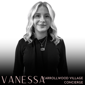 Vanessa, salon conceirge at Salon Norrell Aveda
