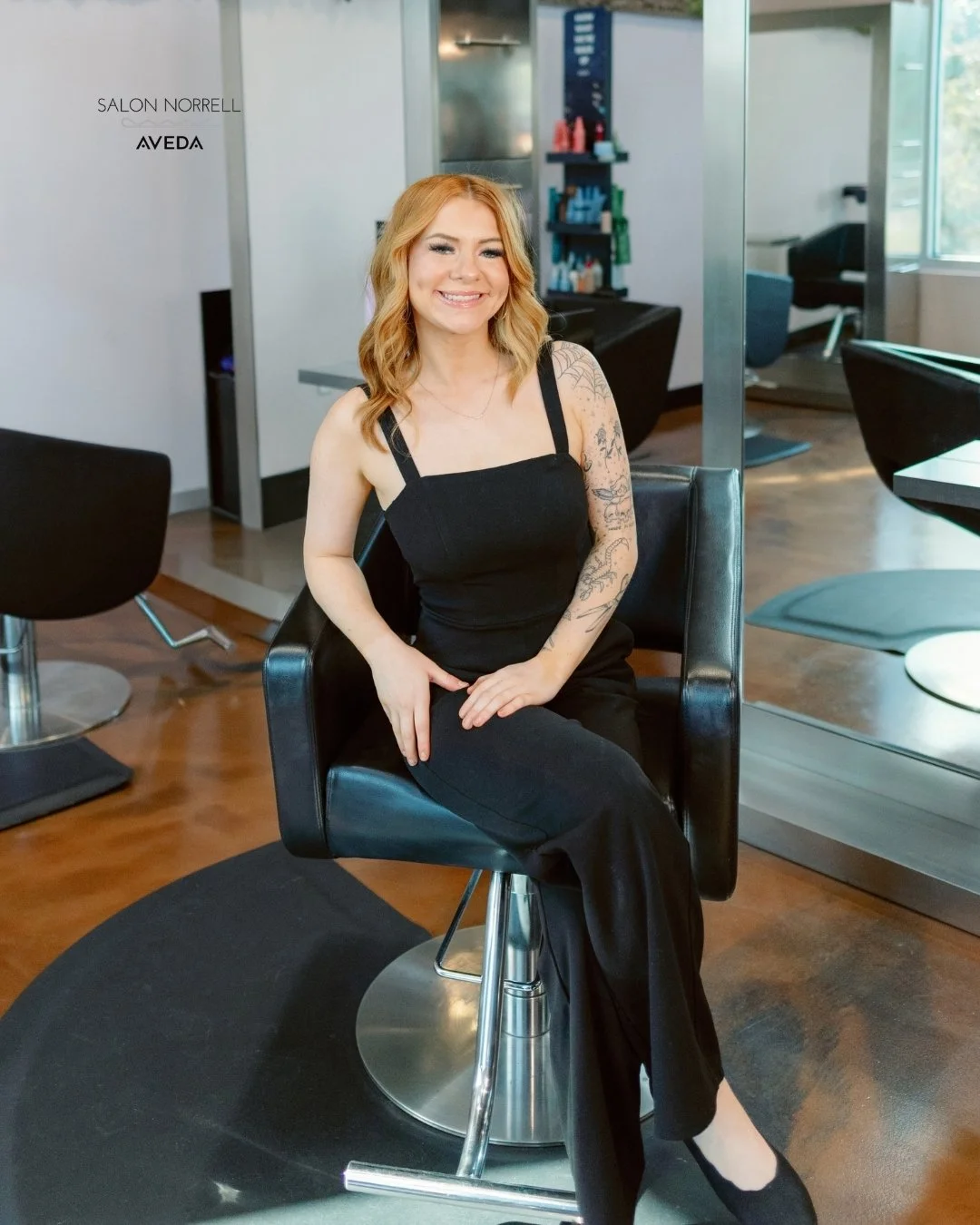 Rose — blonding, vivid color, and layered haircut specialist at Salon Norrell AVEDA in Carrollwood Tampa