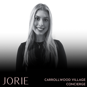 Jorie, salon conceirge at Salon Norrell Aveda