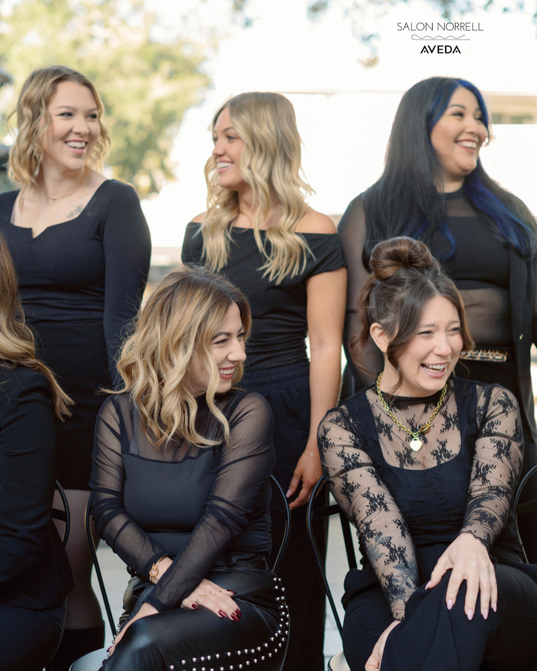 Salon Norrell Aveda team of professional hair artists and beauty experts.