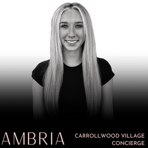 Ambria, salon conceirge at Salon Norrell Aveda
