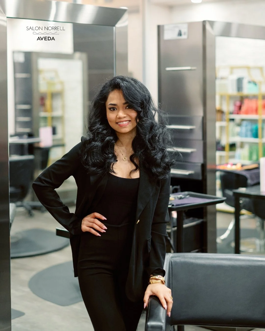 Kayse — balayage, blonding, and short hair specialist at Salon Norrell AVEDA in Carrollwood Tampa