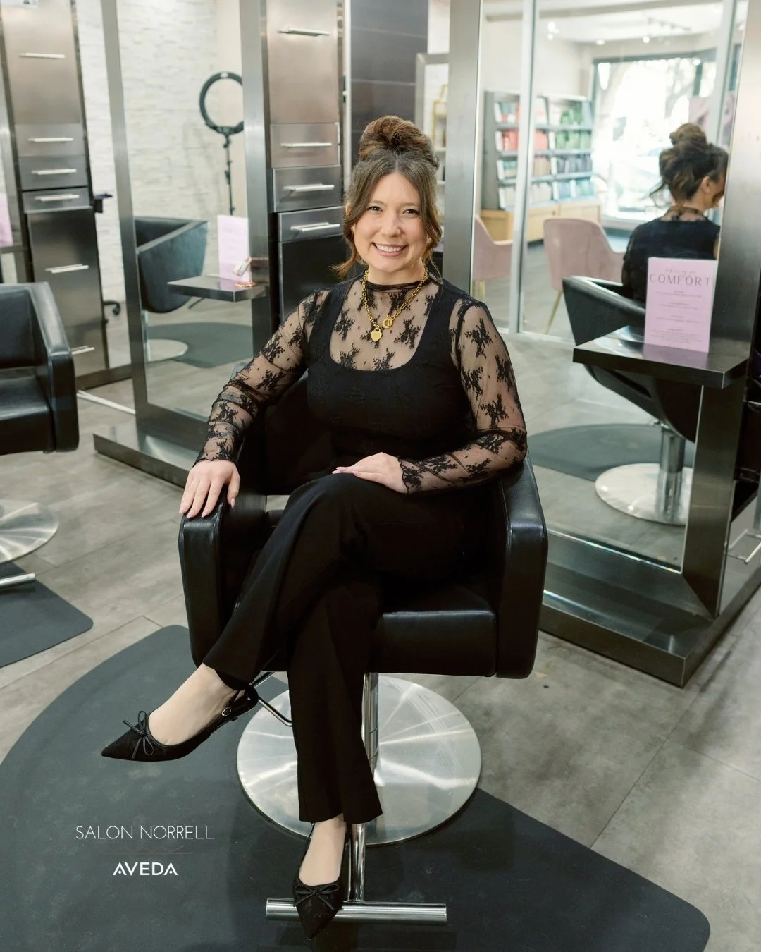 Brianne — balayage, dimensional haircolor, and blonding specialist at Salon Norrell AVEDA in Hyde Park Tampa