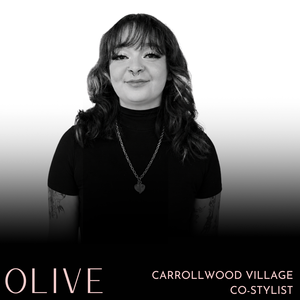 Olive, salon assistant at Salon Norrell Aveda