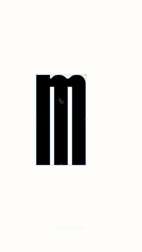 Black letter 'm' with a white background.