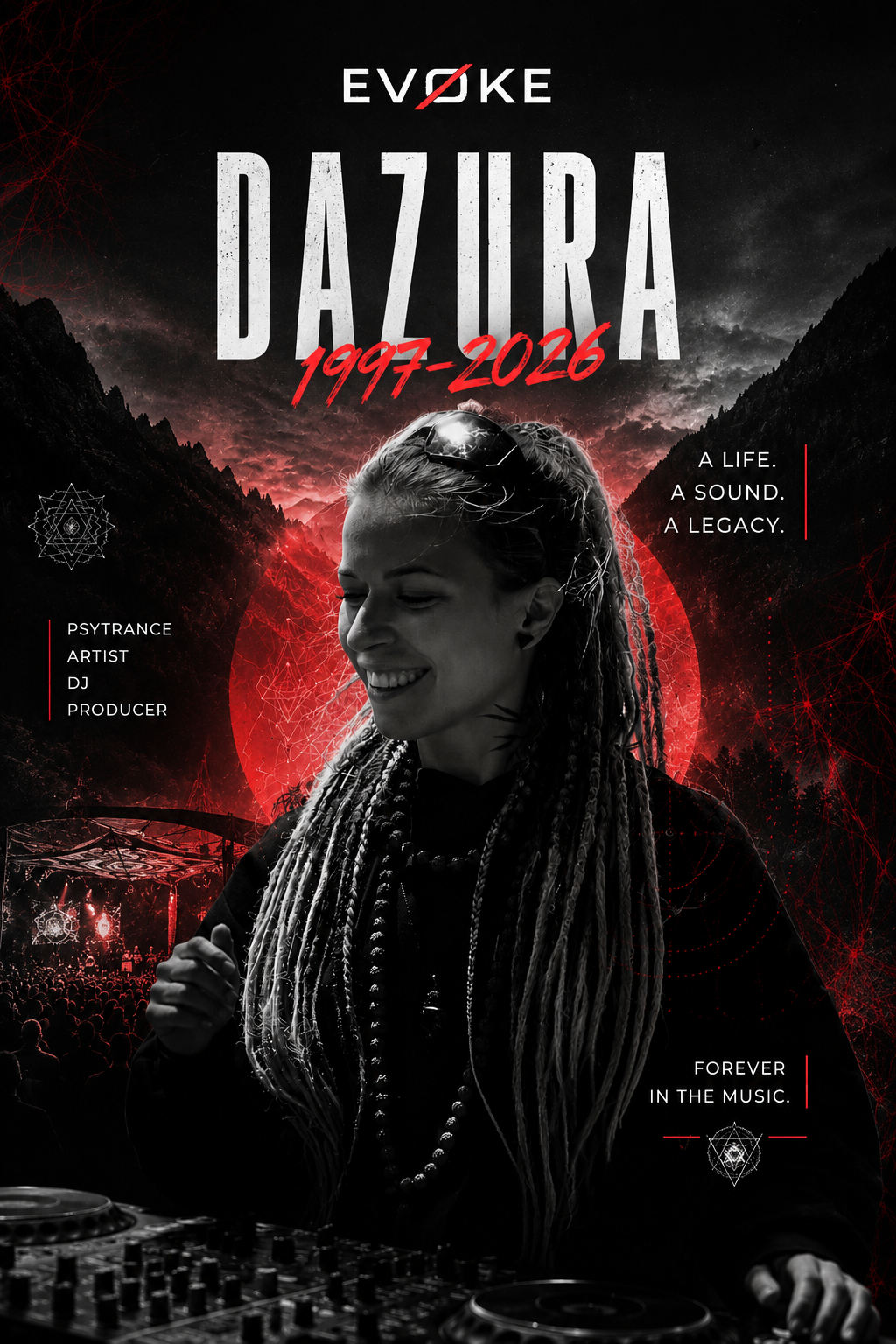Psytrance Community Mourns the Loss of DJ Dazura at 29