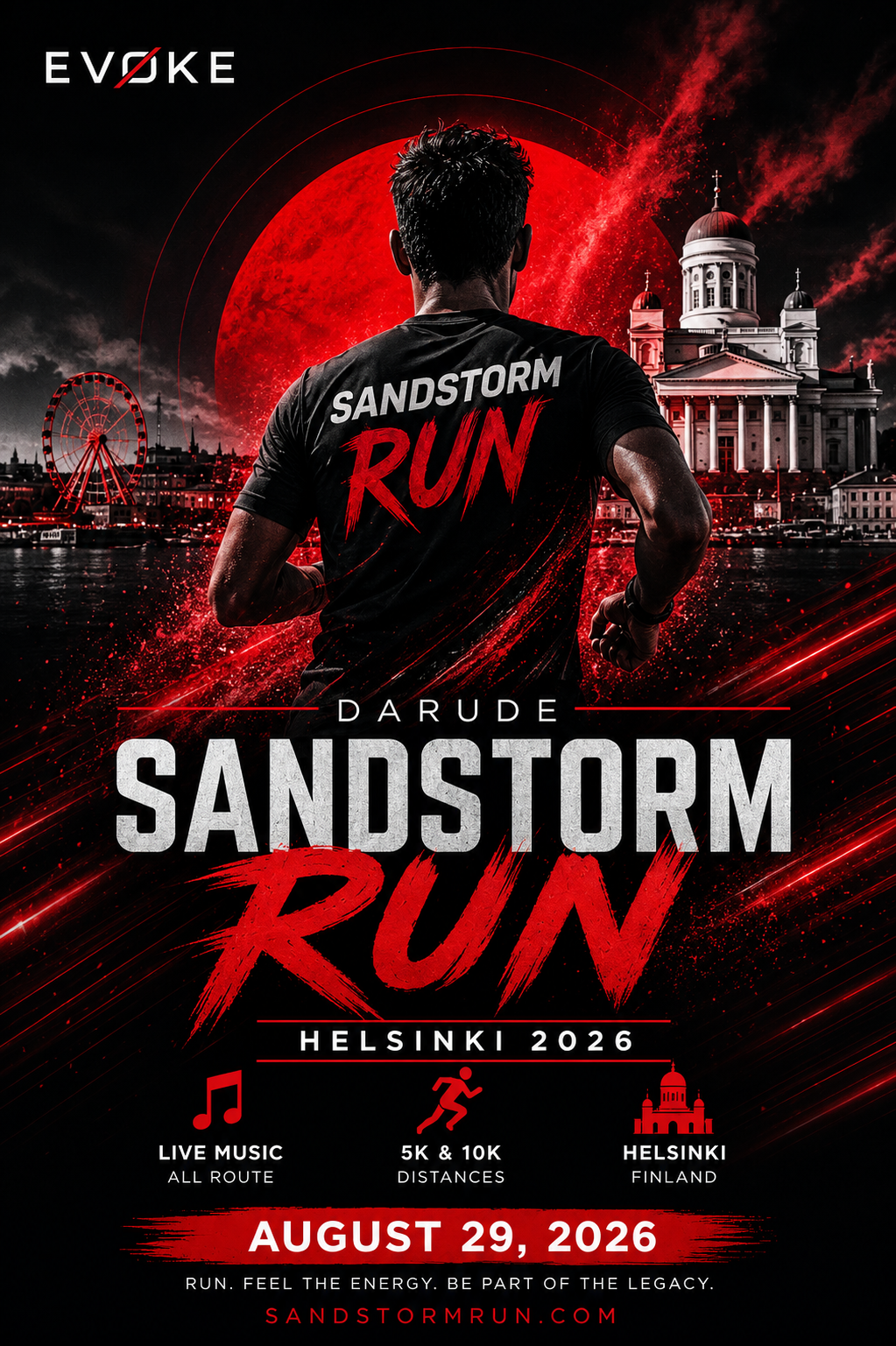 Darude Invites Fans to Experience the World's Most Famous Dance Anthem on Foot at Helsinki's Sandstorm Run