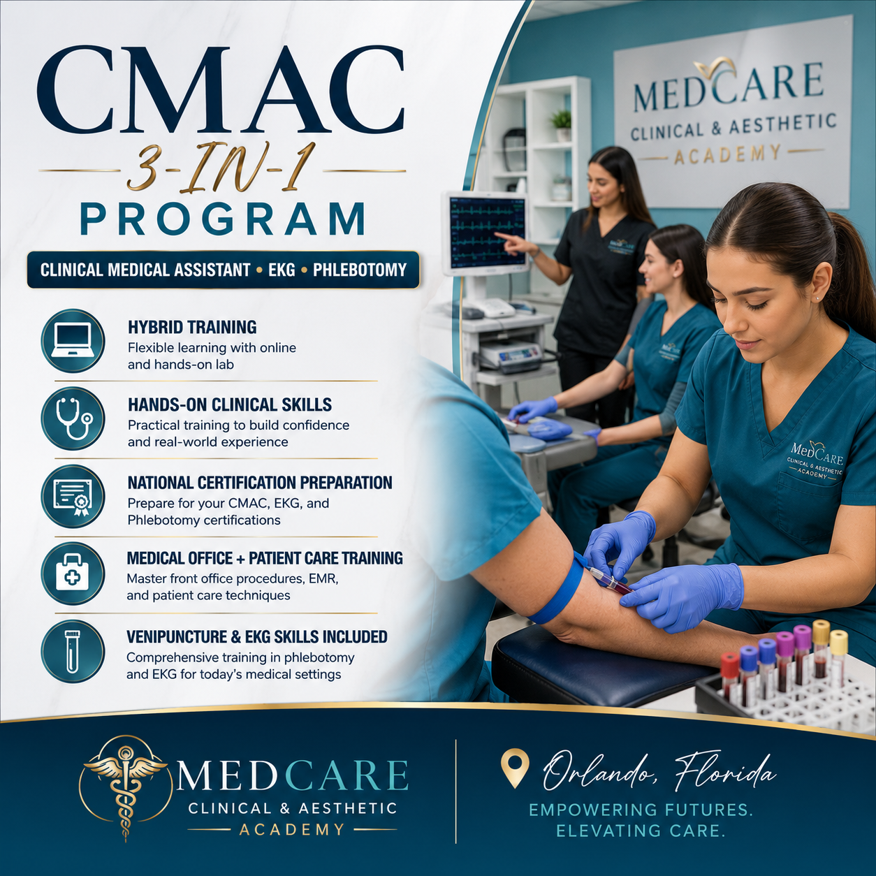 3-1 CMAC- CLINICAL MEDICAL ASSISTANT TEST PREP -HYBRID