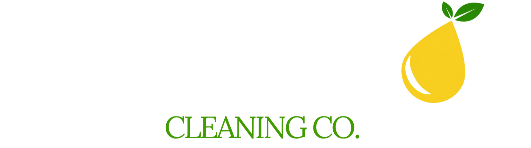 Logo for Lemondrop Cleaning featuring a yellow lemon with green leaves.