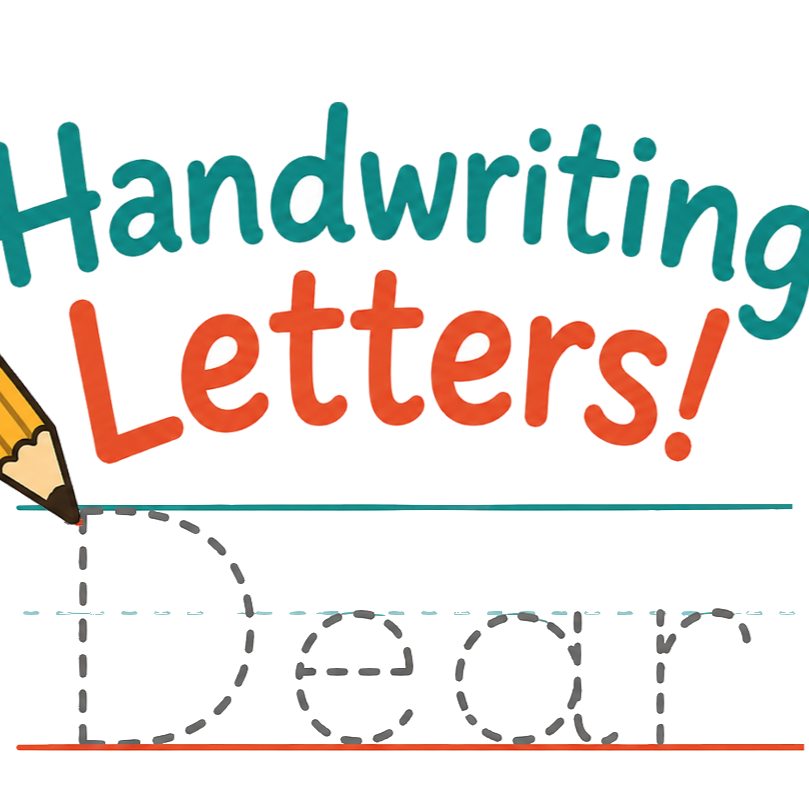 Practice Handwriting, One Letter At A Time