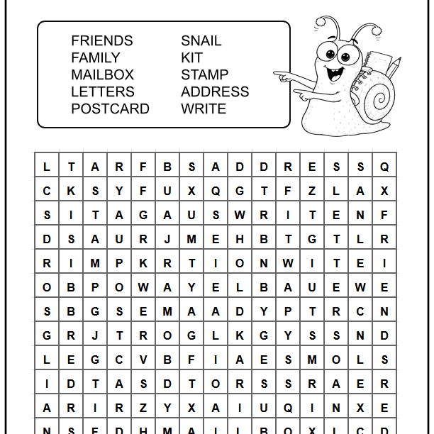 Printable Word Search