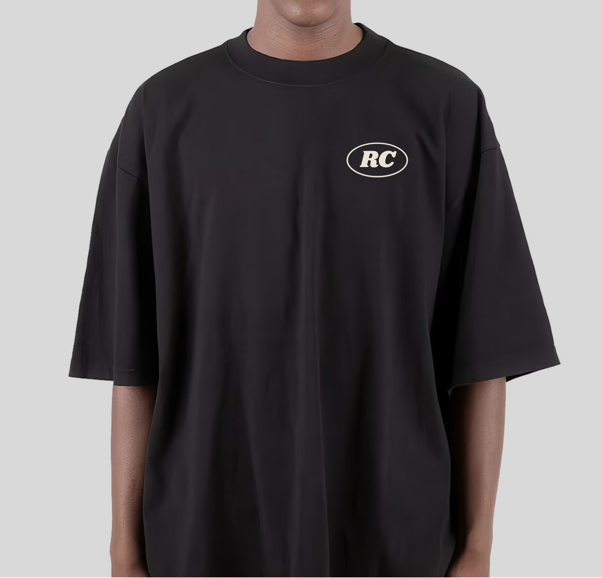 Rally Tee "Cream On Black"
