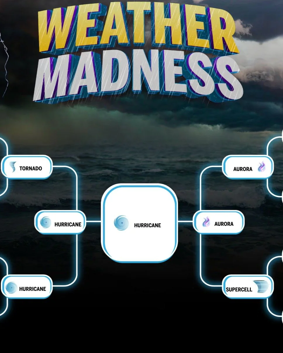 The 1st Weather Madness bracket has wrapped &mdash; HURRICANE has been crowned the most epic weather phenomenon of them all. 

Size, power, and beauty all wrapped into one. The crown suits it well. Thanks to all who voted! 

#mawx #boston #newengland