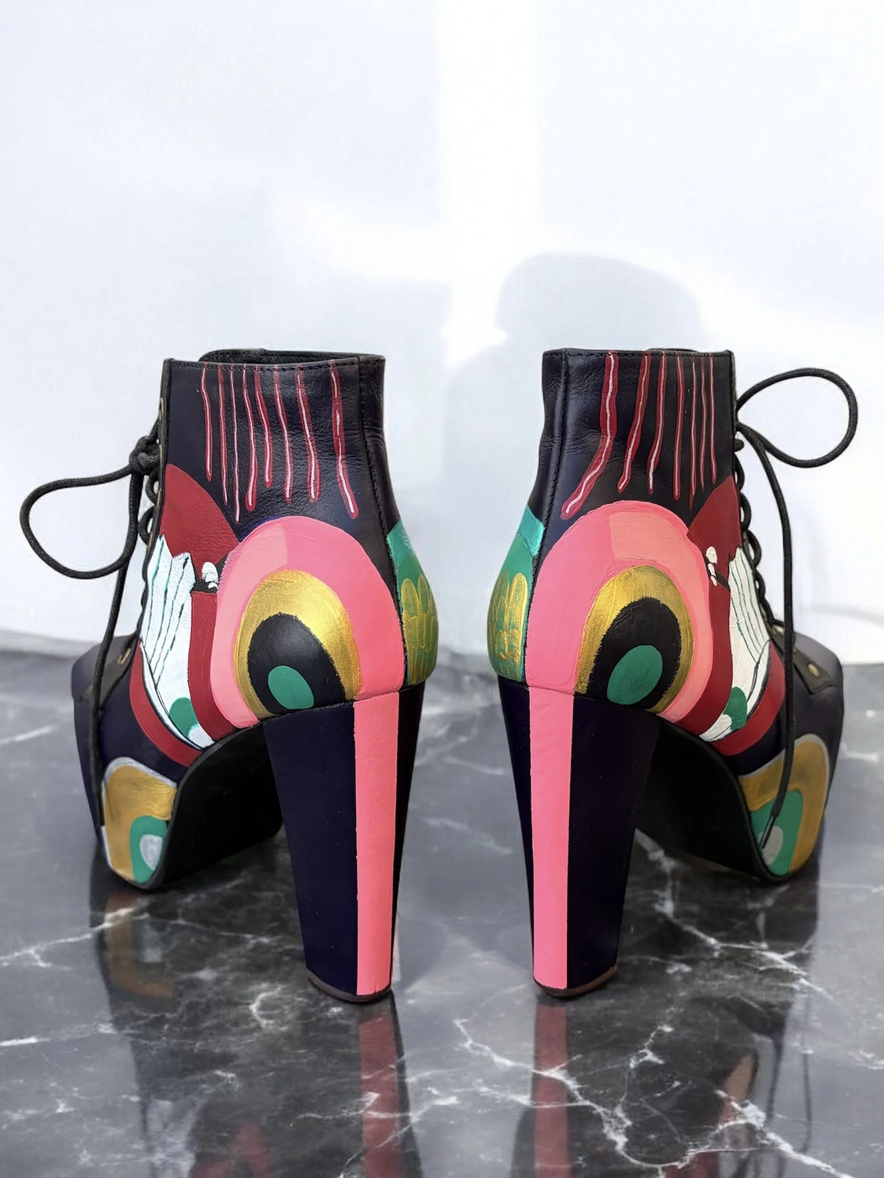Nina Persson's Boot Design // Collaboration with Yours Truly by Peter Jensen for The Cardigans Tour