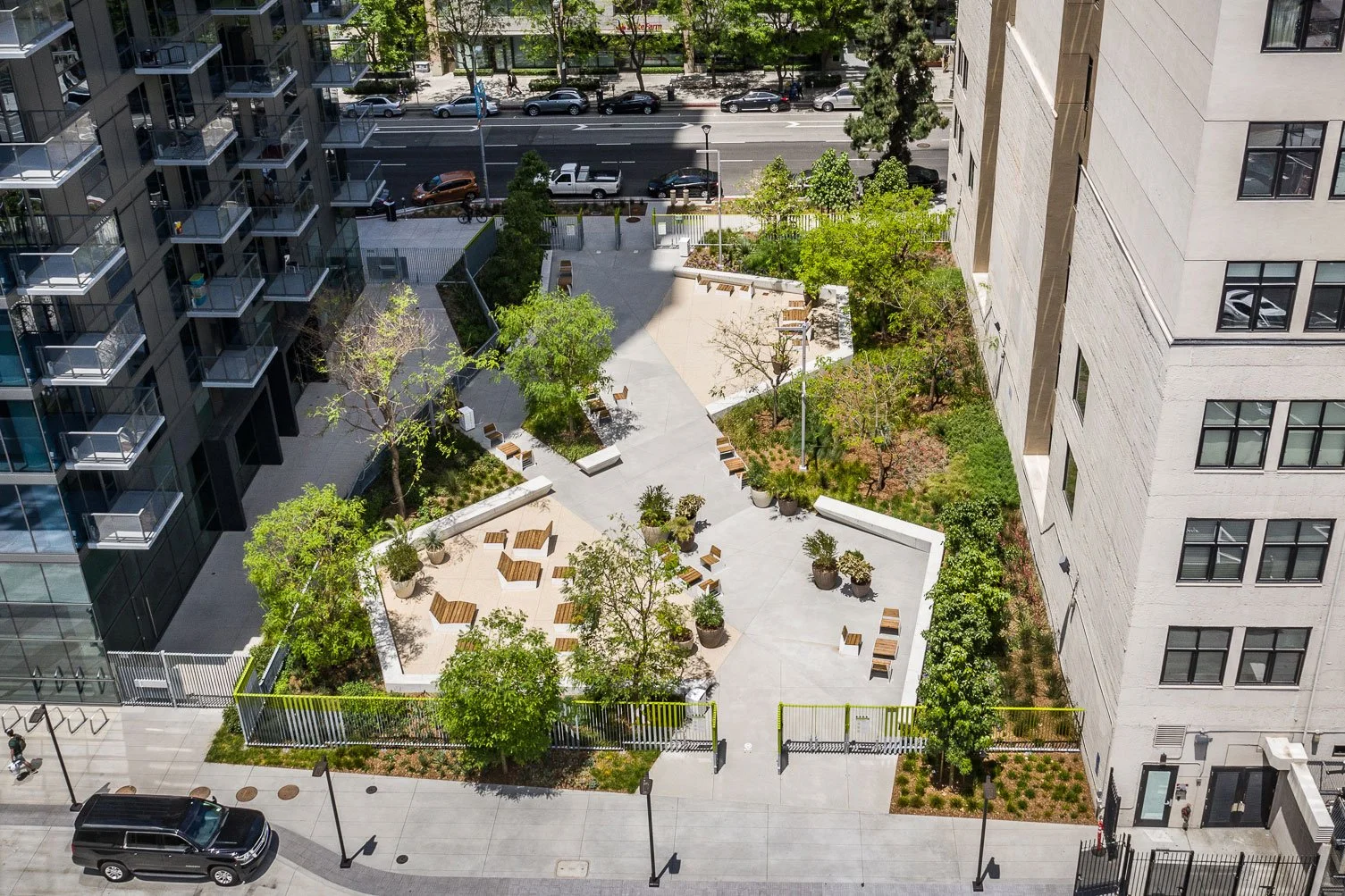 South Park Commons – Downtown Los Angeles  Public Realm 