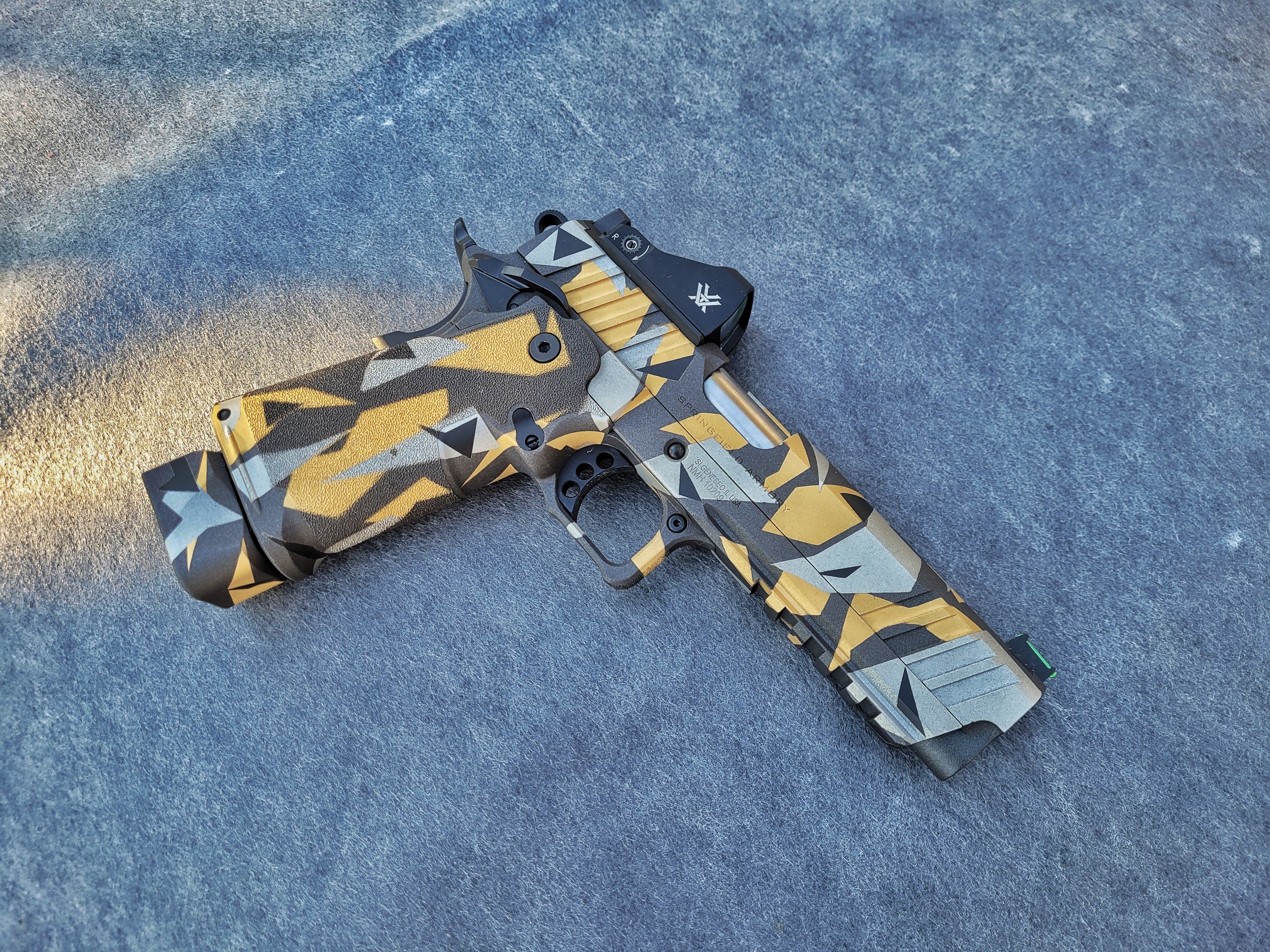 3 Color Full Pattern Slide+Frame+Grip+Mag Base Plate Example - 390