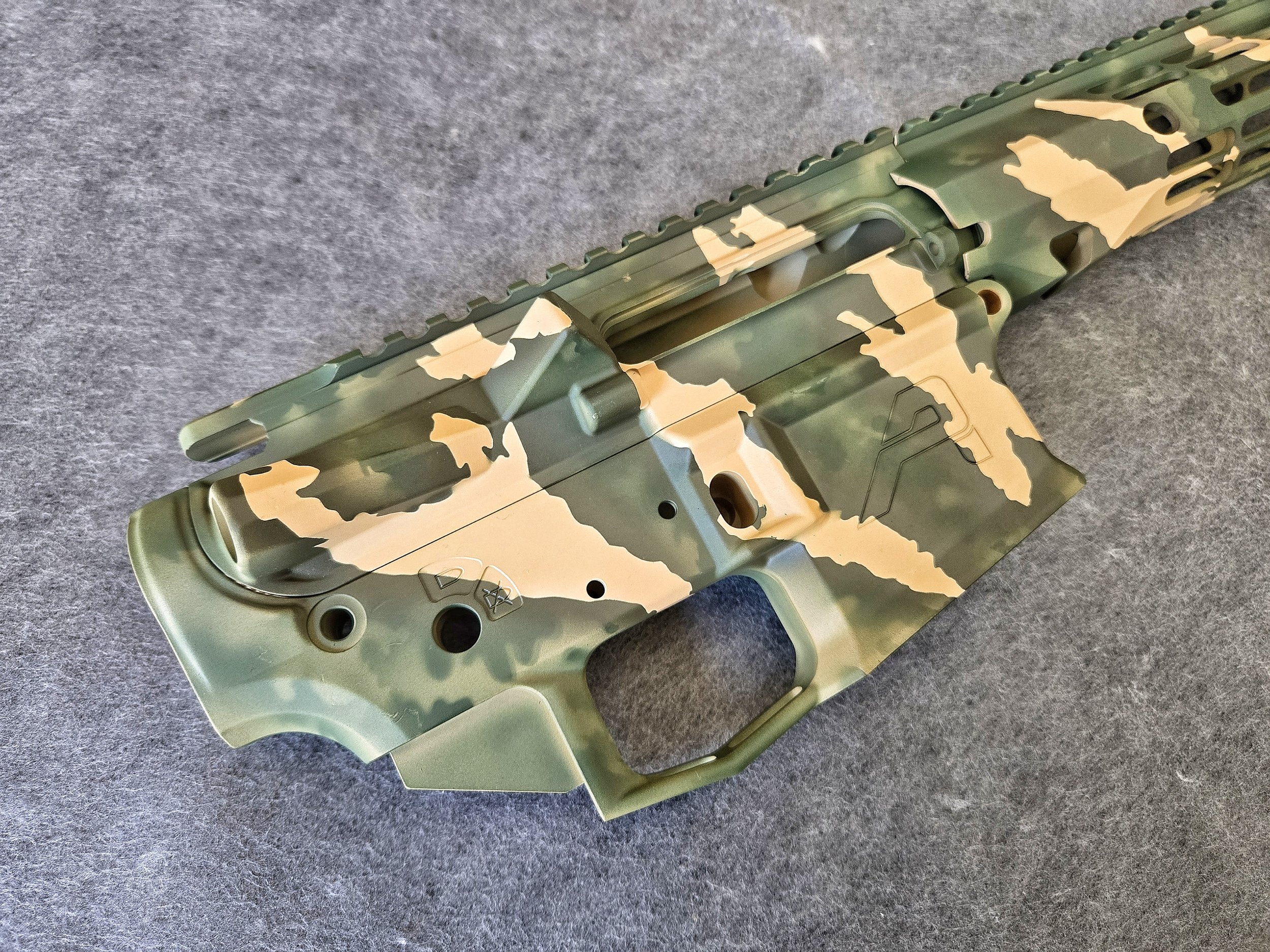 3 Color Stencil and Freehand Receiver Set Example - $460