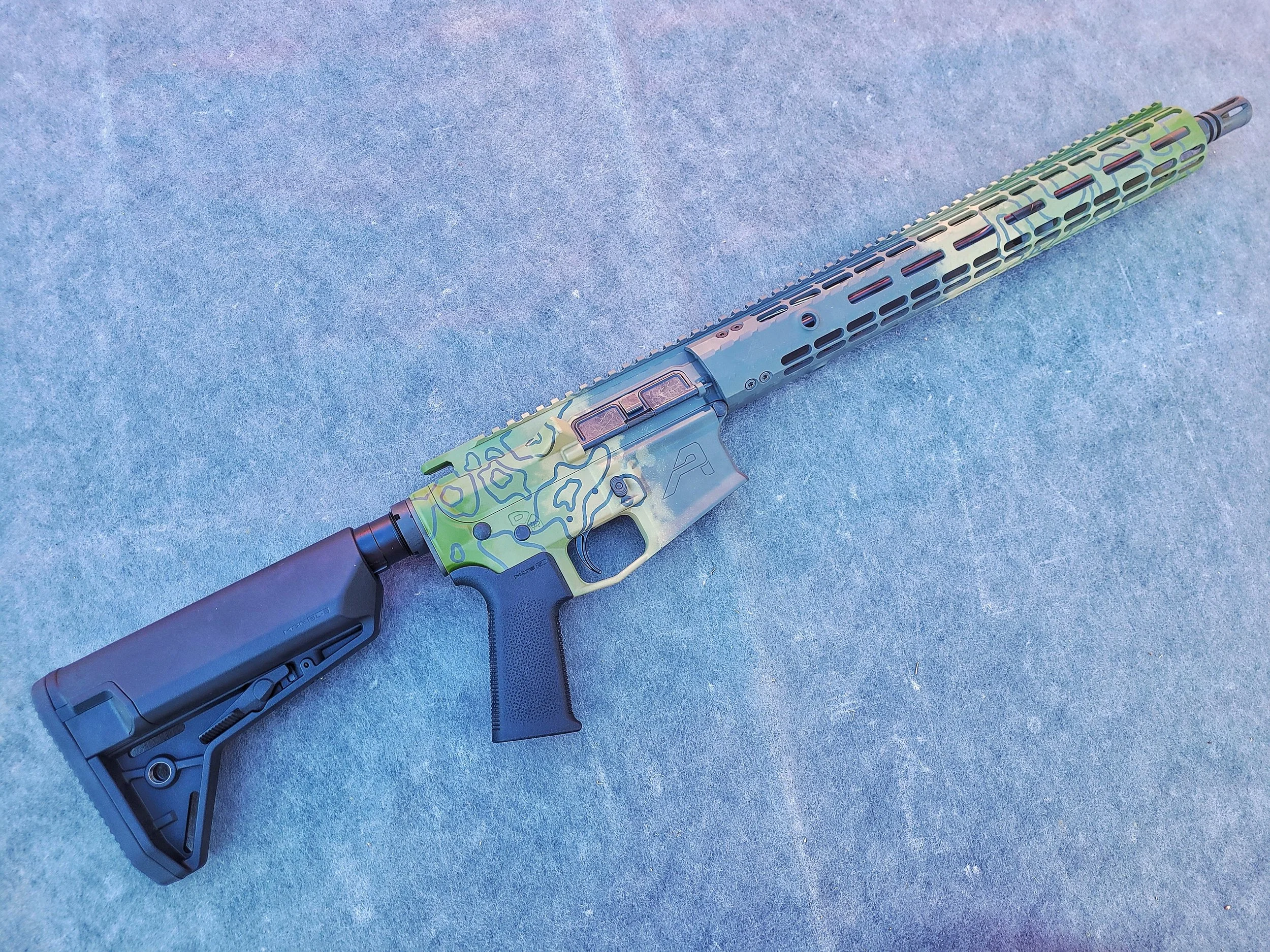 3 Color Full Camo Receiver Set Example - $435
