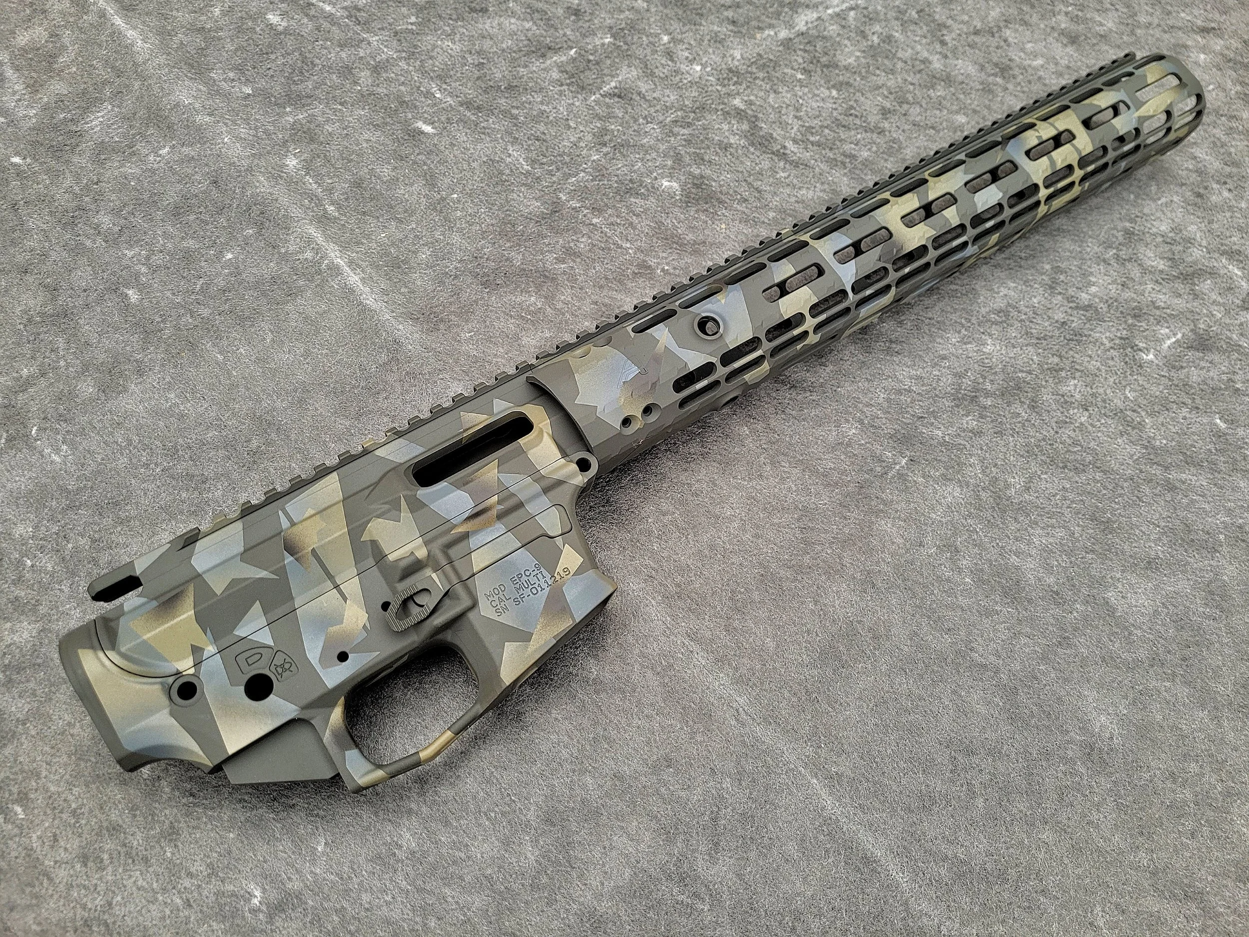 3 Color Full Camo Receiver Set Example - $435