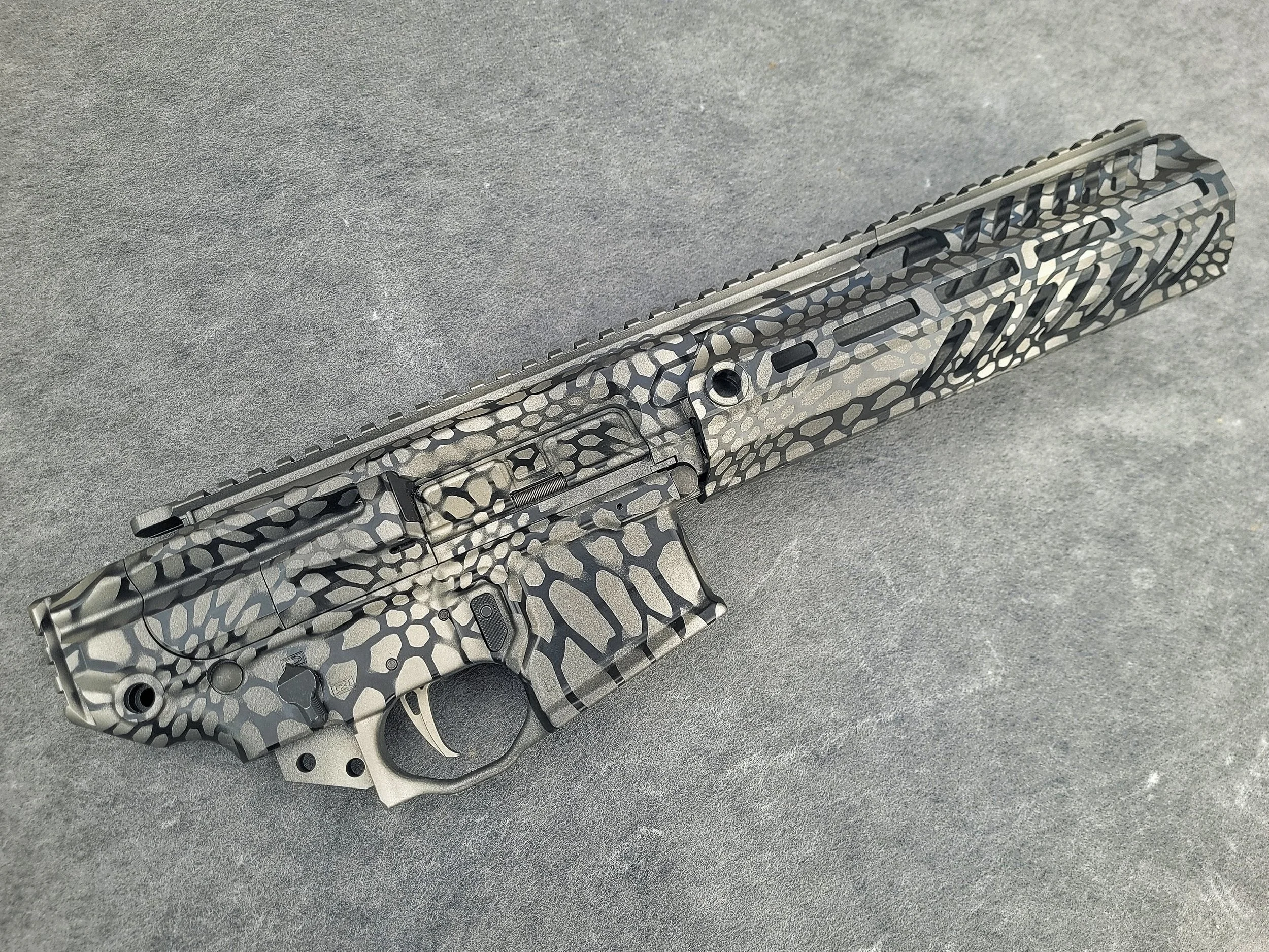 3 Color Full Camo Receiver Set Example - $435