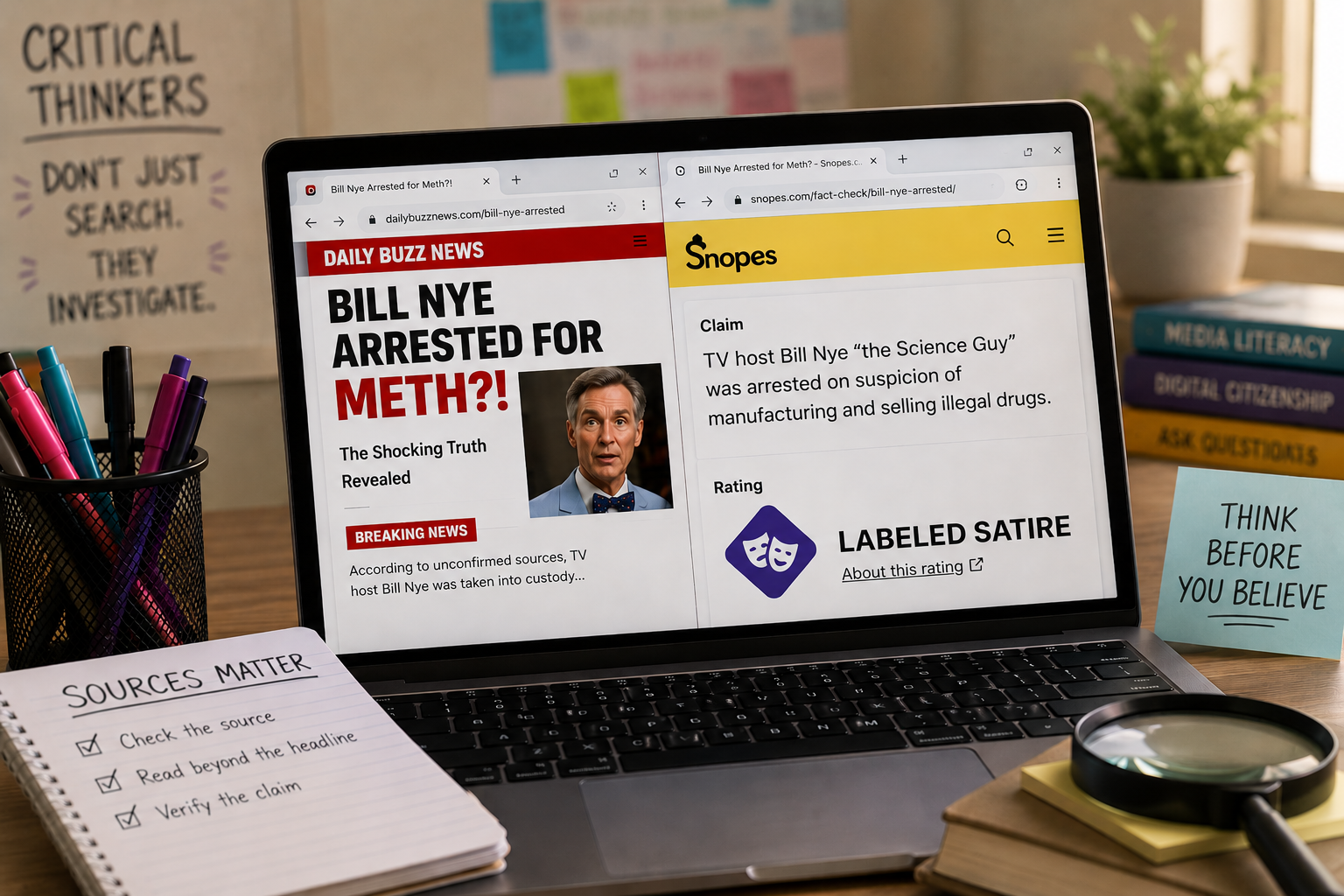 My Students Were Convinced Bill Nye Was Arrested for Meth... 