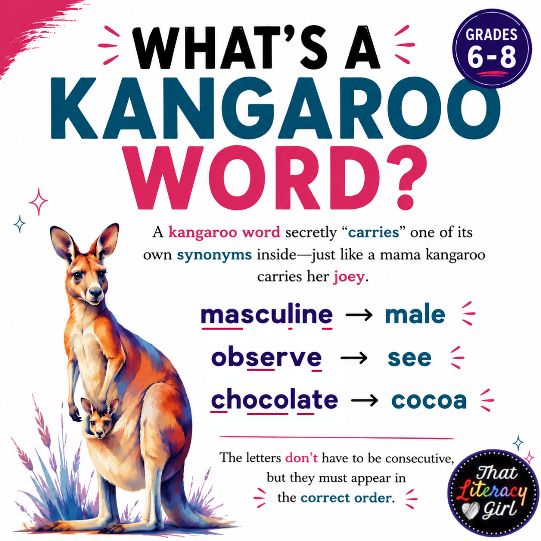 Kangaroo Words: Can you find the hidden joeys?