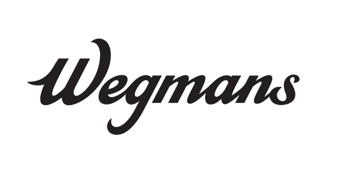 Wegmans logo in black cursive font on a transparent background.