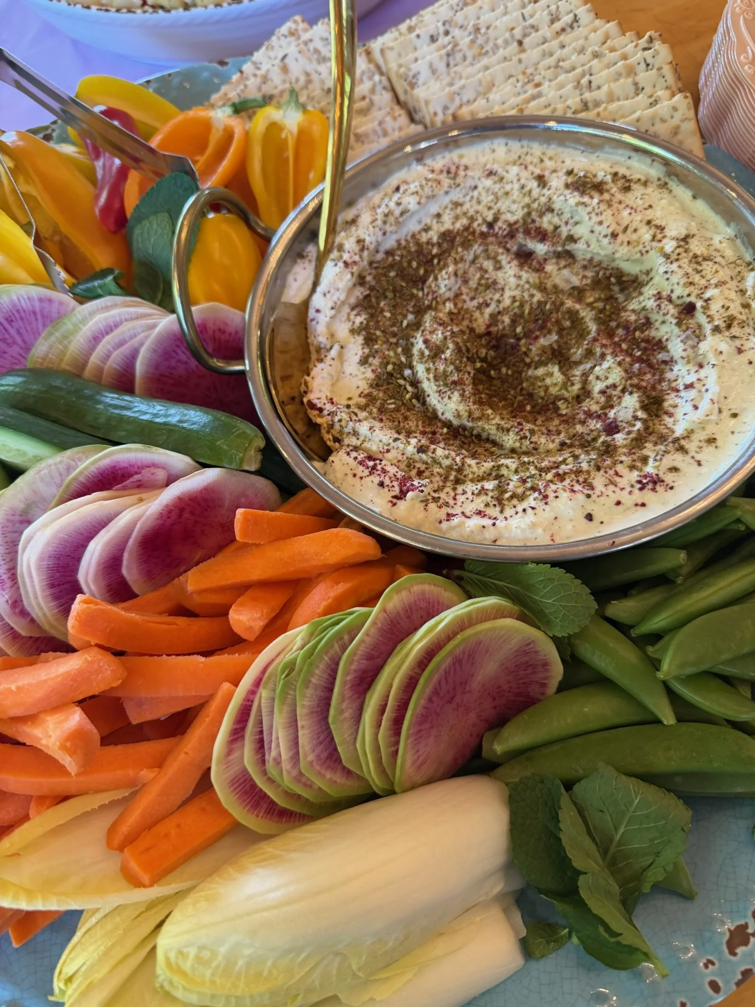 Za’atar Whipped Feta and Crudite
