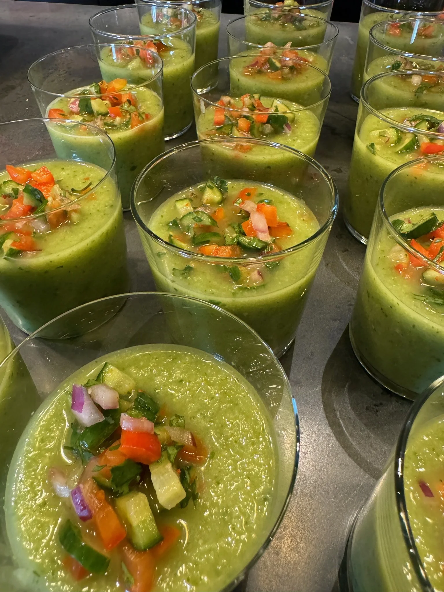 Cucumber Avocado Gazpacho 