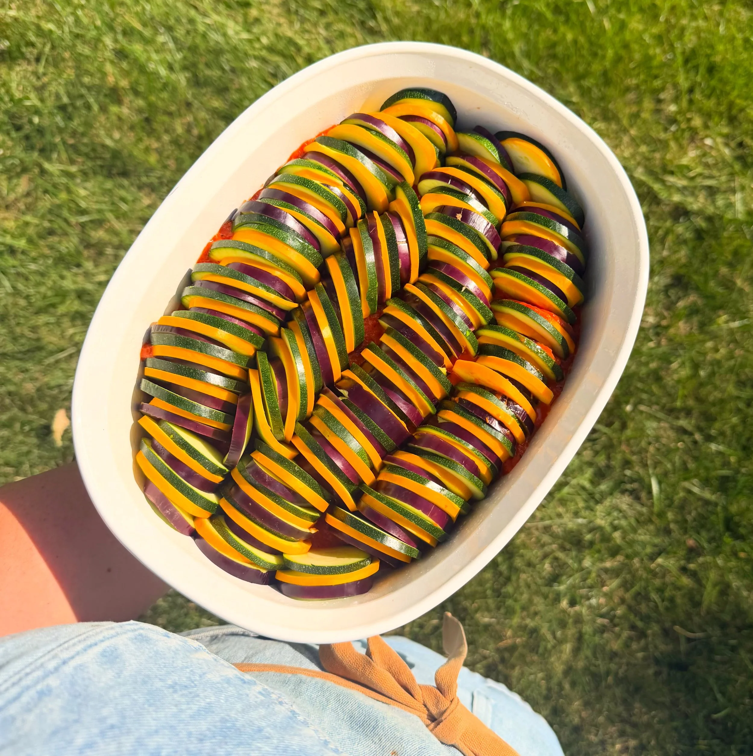 Ratatouille for the end of Summer harvest ☀️