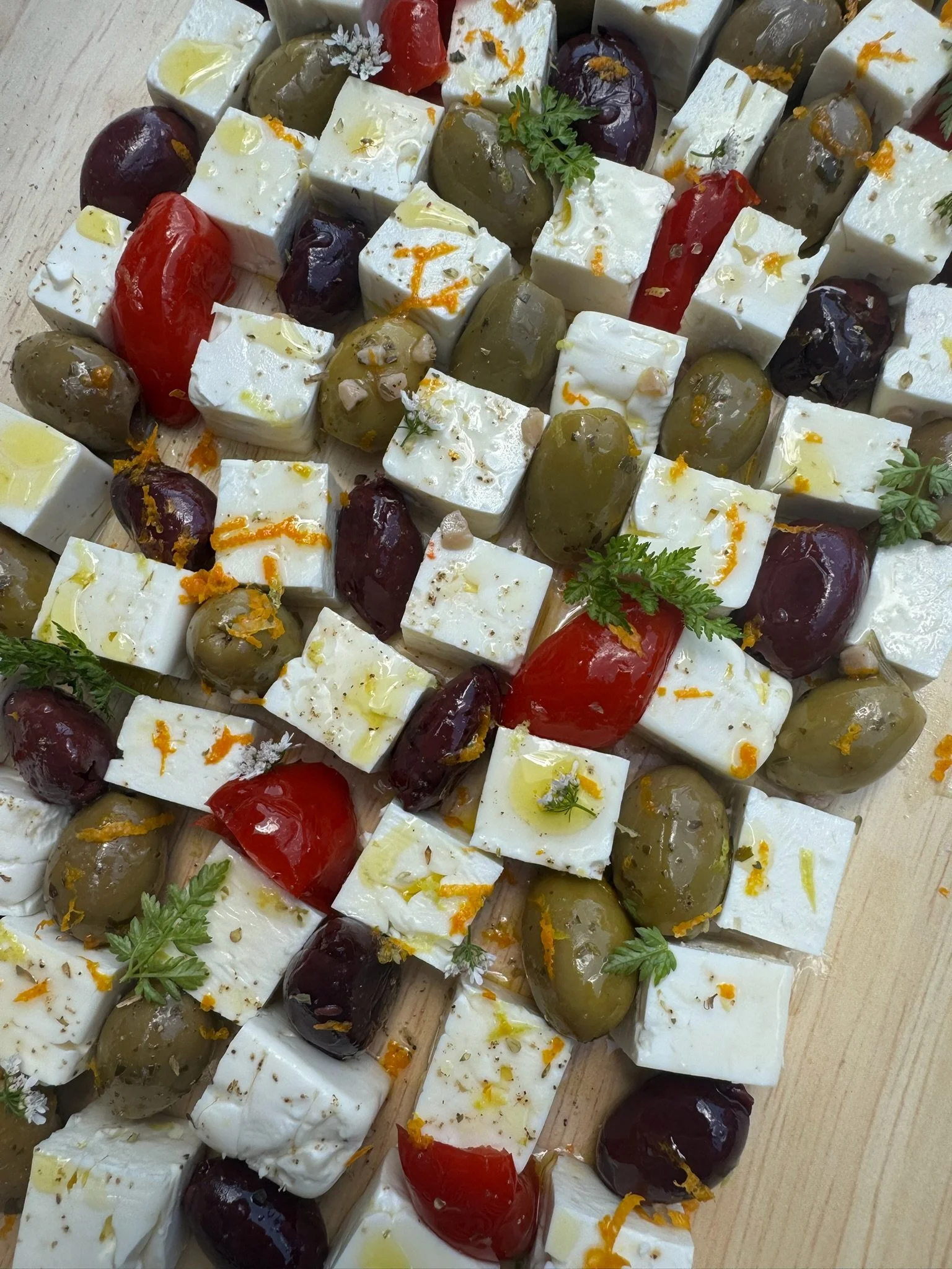 Marinated Feta and Olive Appetizer