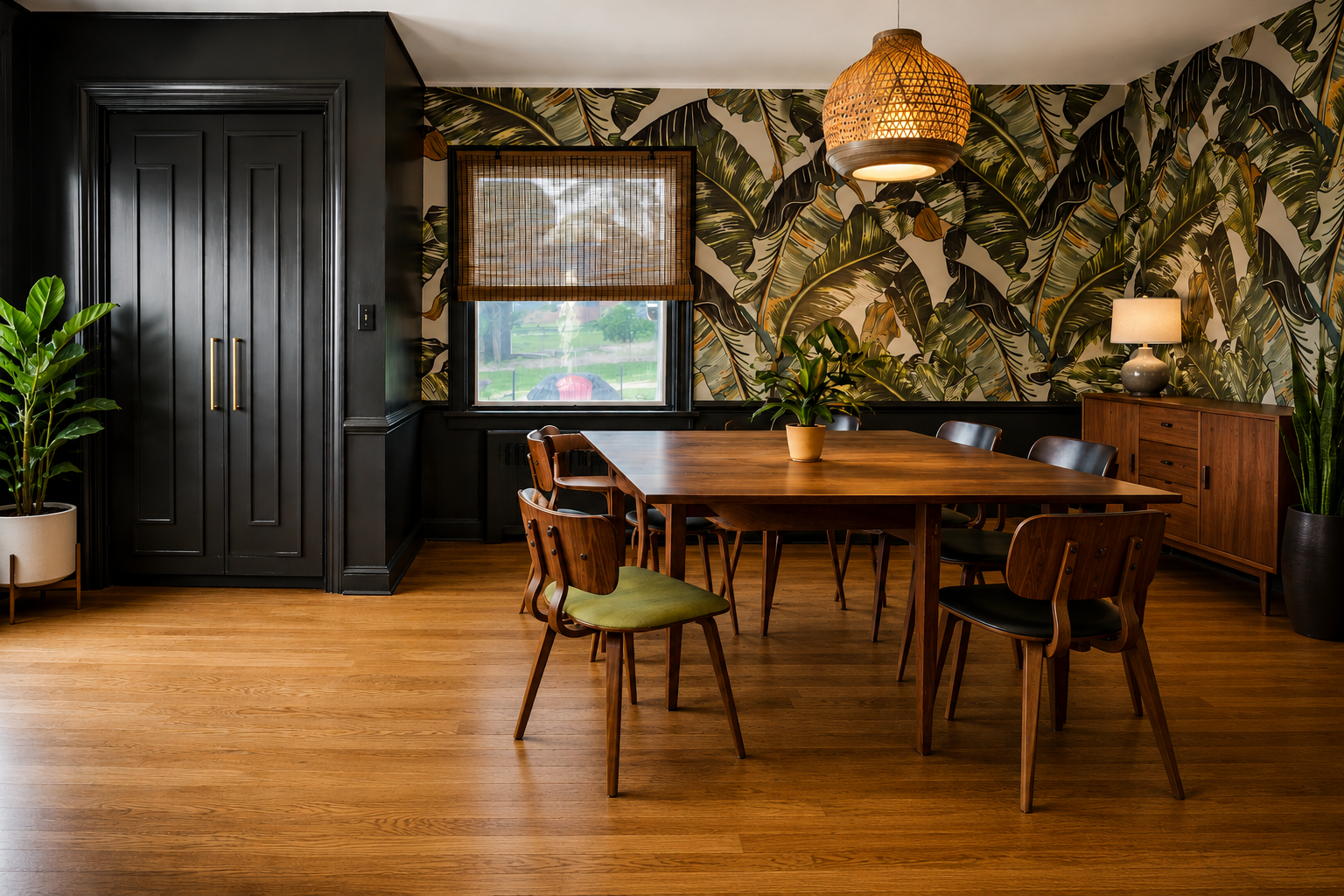 Moody Mid-Century Boho Airbnb