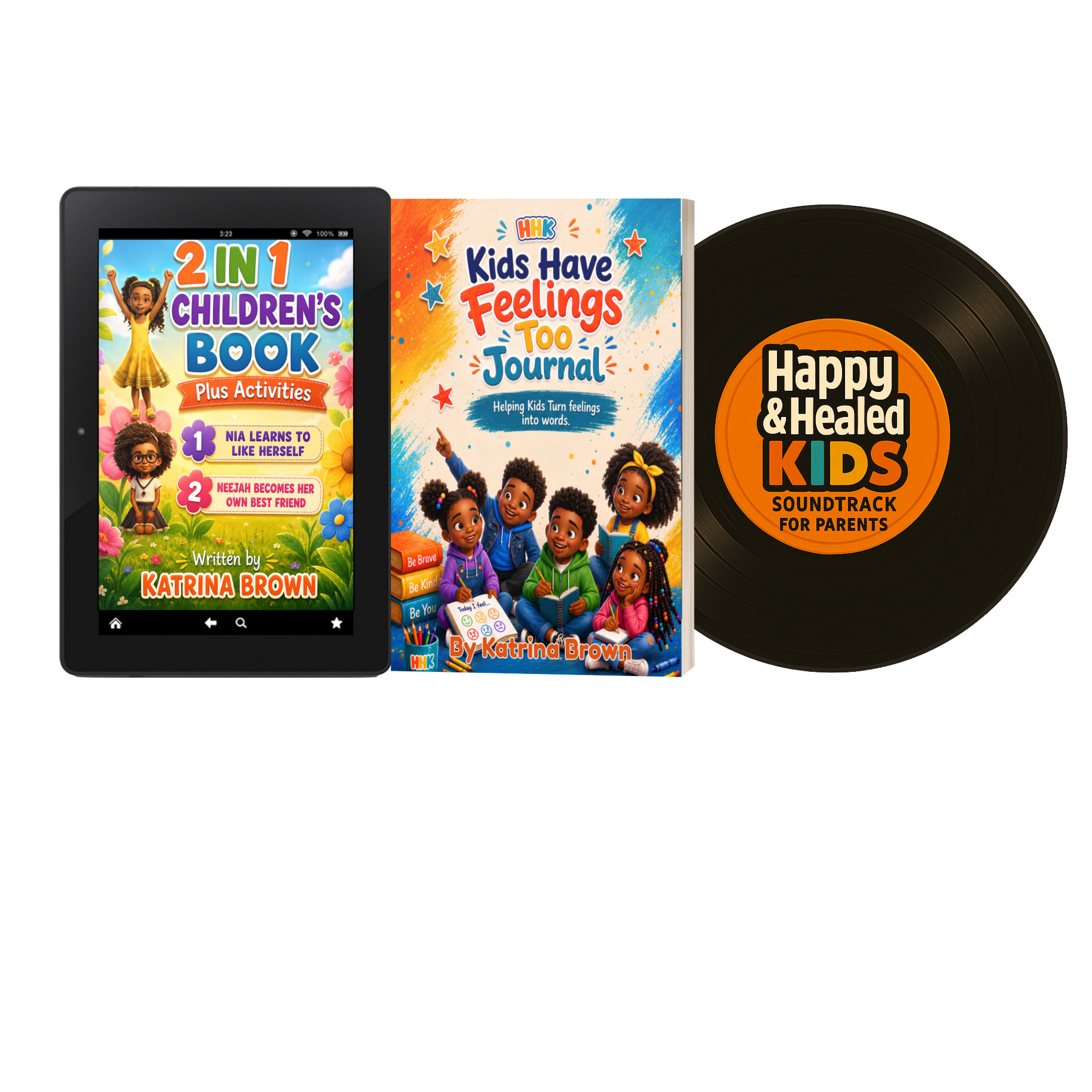 Nia and Neejah Kids Bundle: 2 Books, Journal & Soundtrack