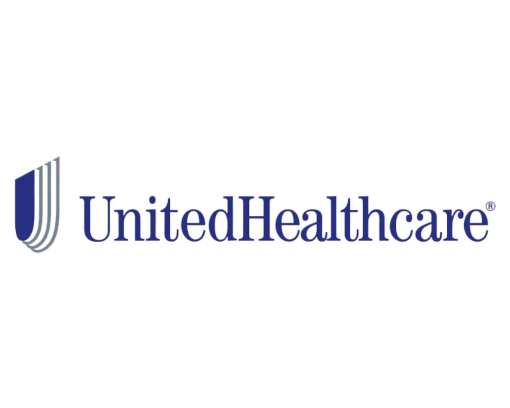 UnitedHealthcare logo with text in blue and gray.