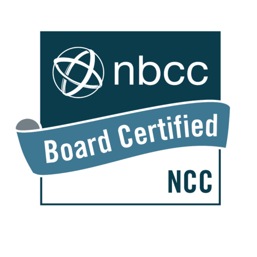 NHCC Board Certified NCC logo with a globe symbol and text.