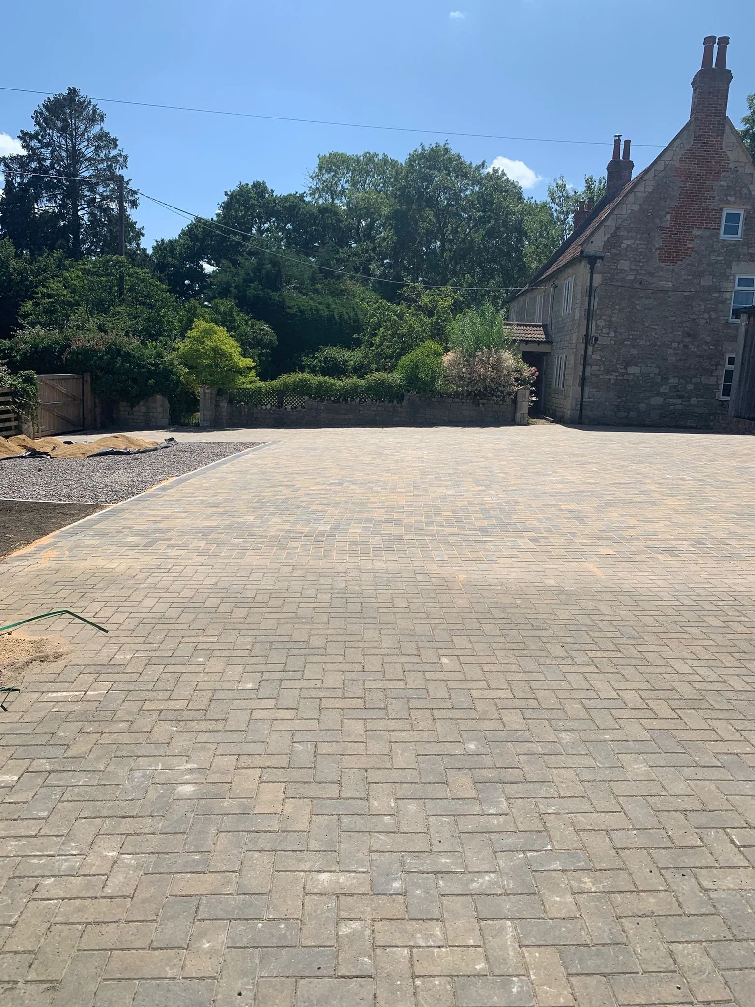 Block Paving Drive Near Trowbridge