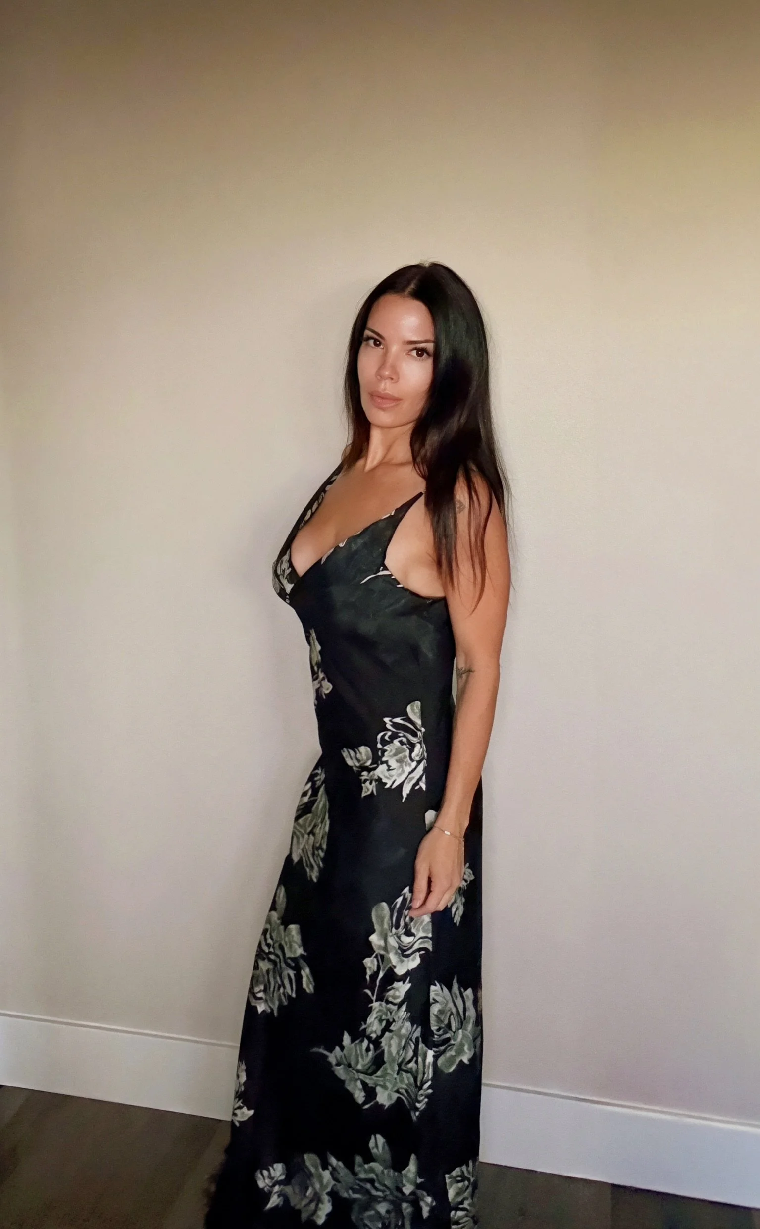 floral maxi dress