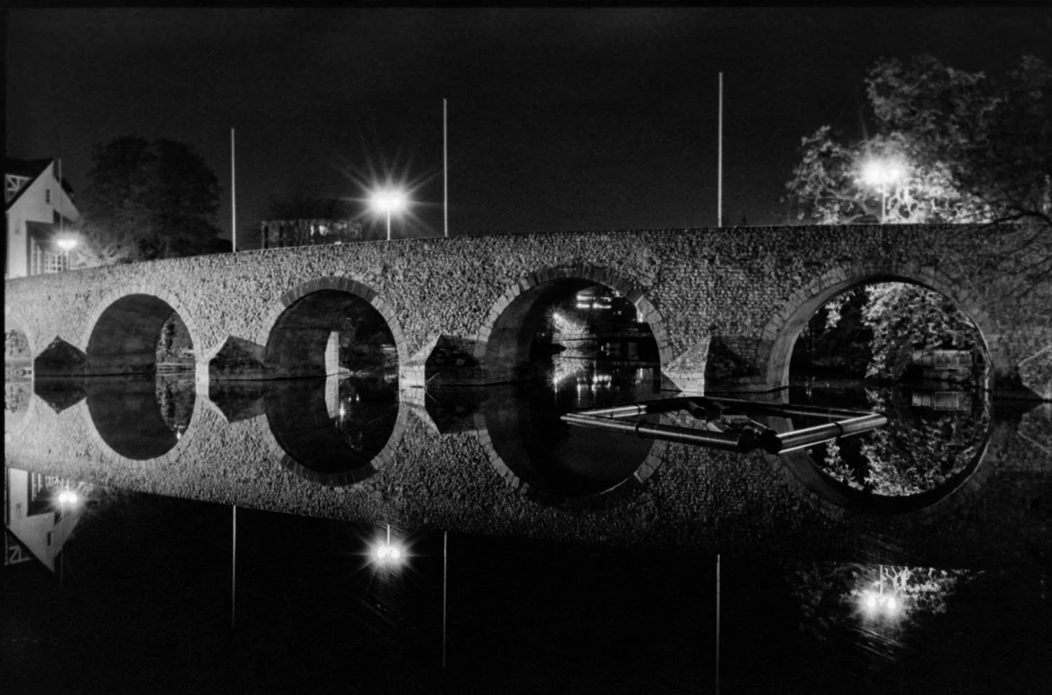 Wetzlar, Alte Lahnbrücke, KODAK T-MAX P3200