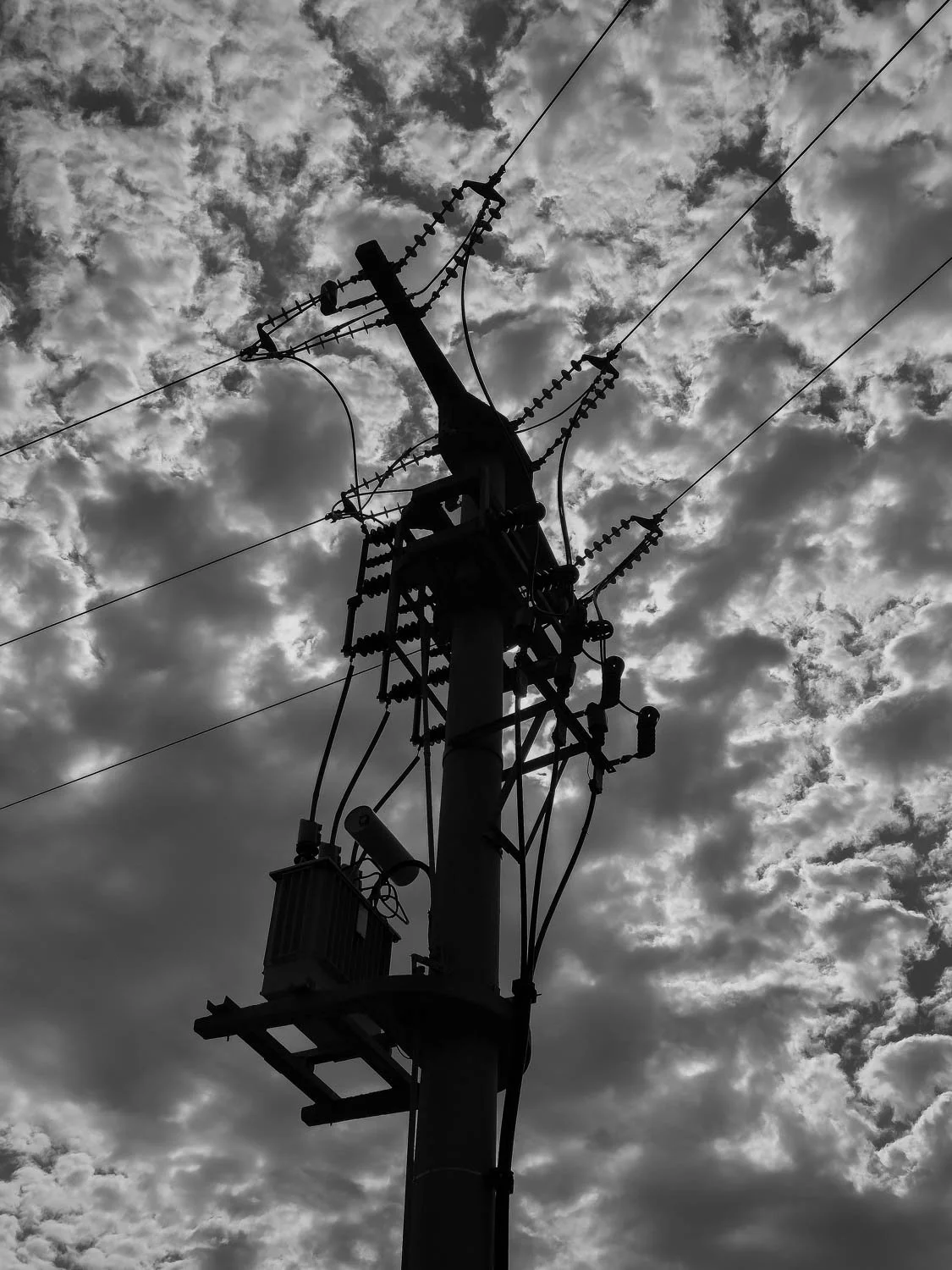 Hüttenberg, old power pole.
