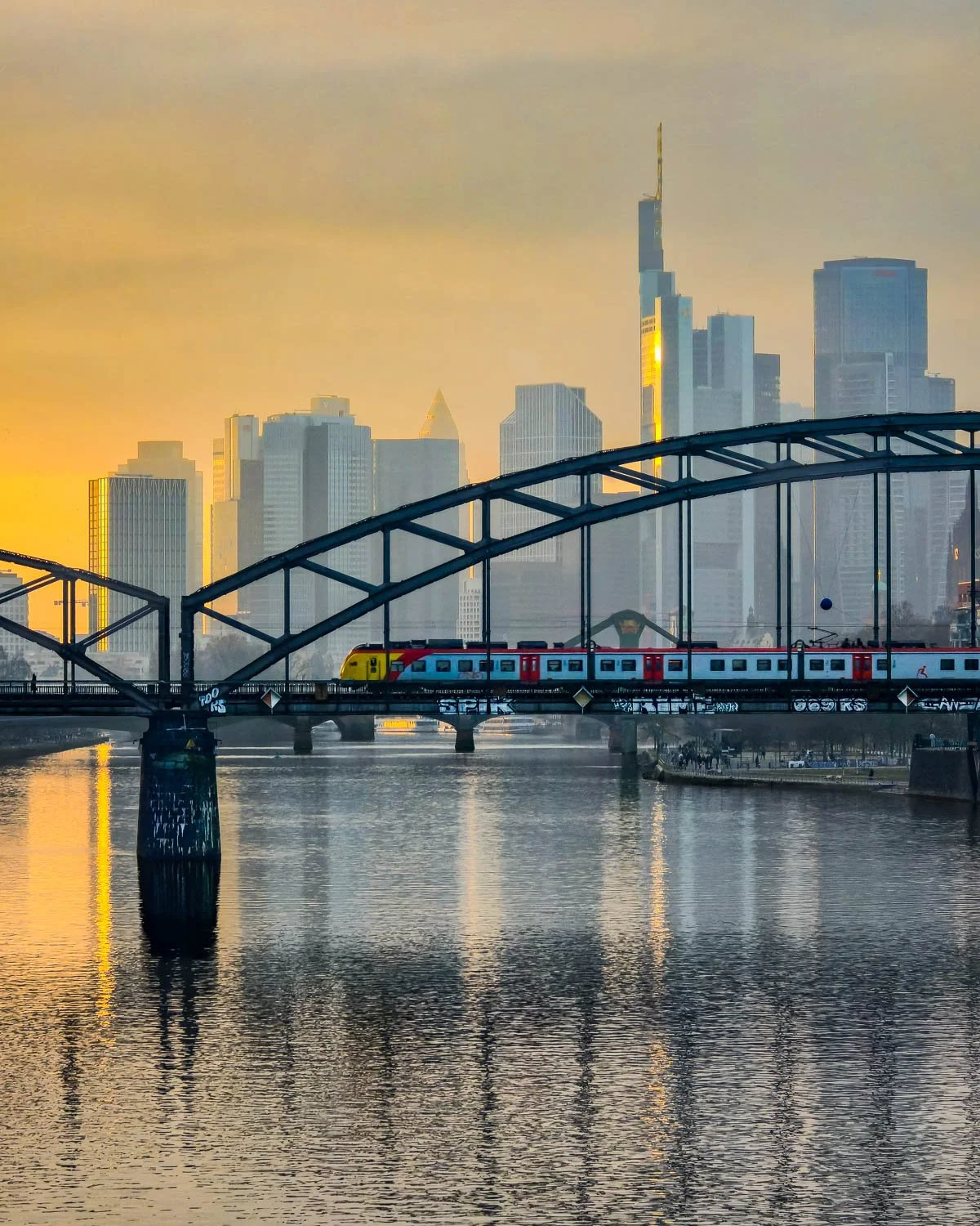 Frankfurt, skyline.